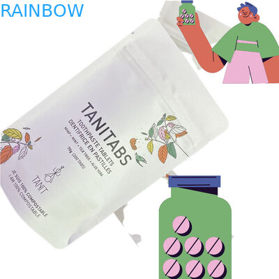 Custom Waterproof Biodegradable Pla Kraft Paper Ziplock Bag Zipper Bag Stand Up Pouch