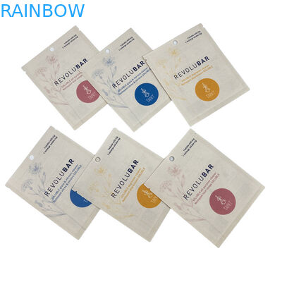 Custom Waterproof Biodegradable Pla Kraft Paper Ziplock Bag Zipper Bag Stand Up Pouch