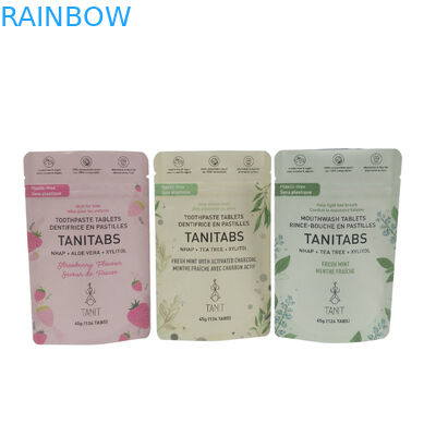 Pouches For Food Packing Biodedgradable Stand Up Plastic Zipper Aluminium Foil Packaging Custom Matte Bags Biodegradable