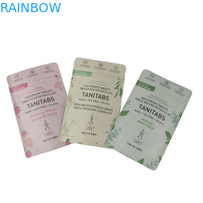 Custom Brand Printing Compostable Food Grade Polyethylene Biodegradable Kraft Paper Stand Up Pouch Mylar Ziplock Bags