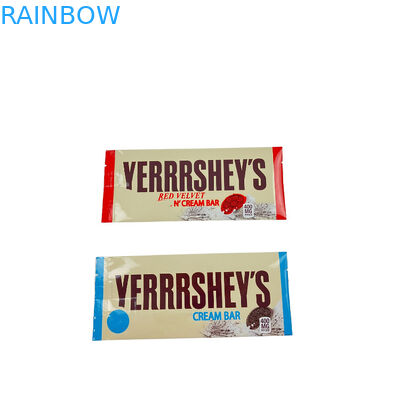 Custom Printed Food Grade Back Side Sealed Sachet Snack Energy Bar Wrapper Packaging Mushroom Chocolate Bag