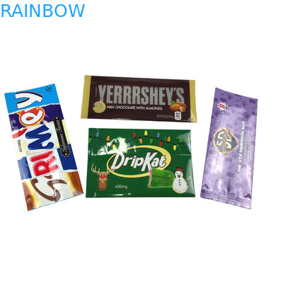 Custom Logo Printing Mylar Bags Disposable Aluminum Foil Sachets Honey Candy Sachets Chocolate Bar Packaging