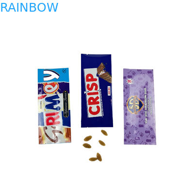 Custom Printed Plastic Bags Protein Bar Wrapper Packaging Stick Pouch Powder Chocolate Tea Coffee Back Seal Sachet