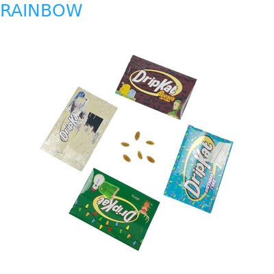 Custom Printed Plastic Bags Protein Bar Wrapper Packaging Stick Pouch Powder Chocolate Tea Coffee Back Seal Sachet
