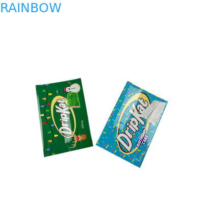 Custom Printed Plastic Bags Protein Bar Wrapper Packaging Stick Pouch Powder Chocolate Tea Coffee Back Seal Sachet