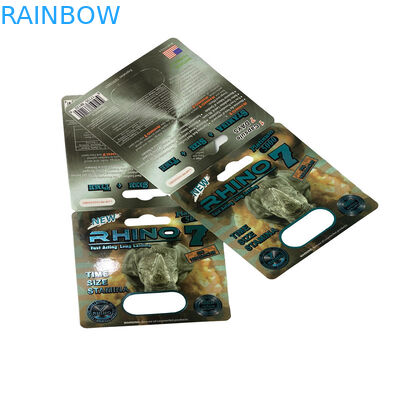 Gummy Bear Packaging Male Sex Enhancement Pills Blister Paper Card Packaging