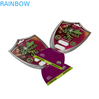 3D Sex Pill Blister Card Packaging For 1/2 Capsule Ventricular 3D Card Display Boxes
