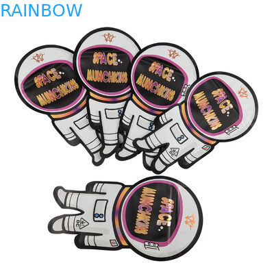 Custom Ziplock Special Shaped Plastic Childproof Smell Proof Candy Bags Mylar Packs 3.5g 7g Custom Shape Mylar Bags