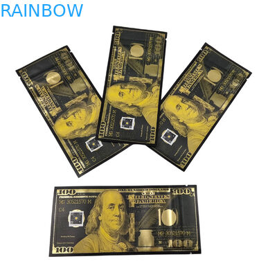 Custom Printing Bag Mylar Smell Proof Stand Up Pouch Candy Food Packaging 3.5g Mylar Ziplock Bag With Window