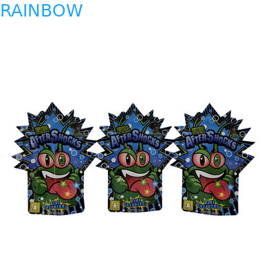 Custom Printing Packaging Design Smell Proof Bags Resealable Food Storage 3.5g Snack Bags Plastic Packaging Mylar Bags