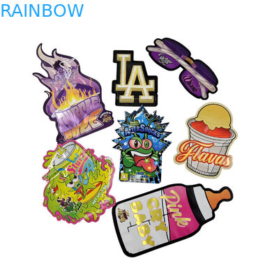 Custom Printing Packaging Design Smell Proof Bags Resealable Food Storage 3.5g Snack Bags Plastic Packaging Mylar Bags