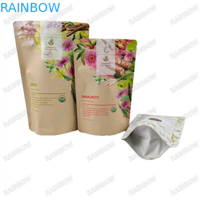 Digital Printing Custom Logo Bags Moisture Proof Resealable Food Grade Mylar Bags Stand Up Bags