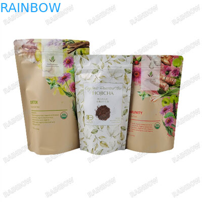 Digital Printing Custom Logo Bags Moisture Proof Resealable Food Grade Mylar Bags Stand Up Bags