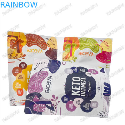 Manufacture Price Digital Printed High Quality Food Bags Glossy Finish Plastic Bag Transparent Window For Food Storage