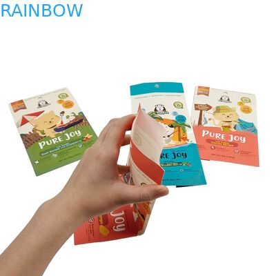 Compostable Biodegradable Paper Bag Waterproof Zipper Stand Up Bag Recycled For Foods Clear Window With Zip Lock Kraft S