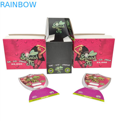 Custom Design Black Bull Rhino Honey 2023 Hot Sell Rhino Pills Custom Paper Card Display Box For Rhino Pills Packaging