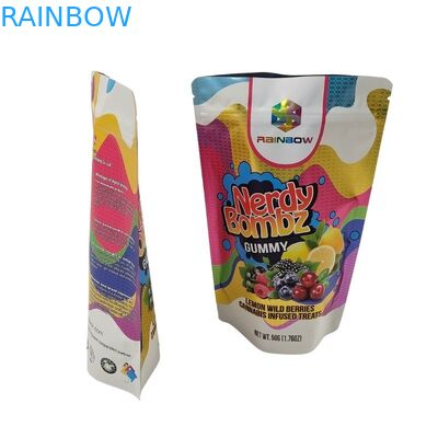 Custom Printed Gravure printing Digital Printing Low MOQ Black color Stand Up Pouch Aluminum Foil Packaging Bags