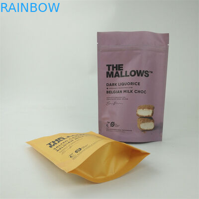 Digital Printing Dried Food Kraft Paper Packaging Bag with Matte Surface Finish