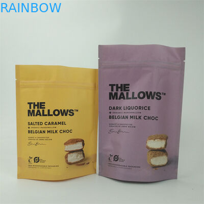 Digital Printing Dried Food Kraft Paper Packaging Bag with Matte Surface Finish