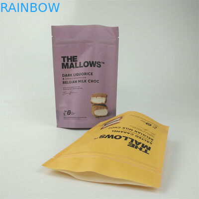 Digital Printing Dried Food Kraft Paper Packaging Bag with Matte Surface Finish