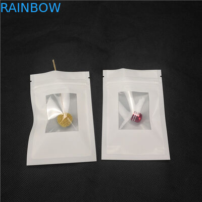 Customized Plastic Pouch Jewelry Packaging Bags With Clear Window