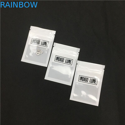 Customized Plastic Pouch Jewelry Packaging Bags With Clear Window