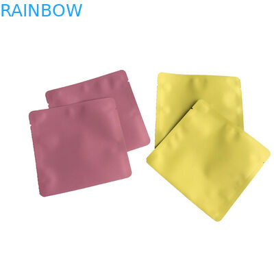 Plastic Three Side Seal Pouches Flat Bags Sheet Masking Pouch For Oil