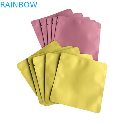 Plastic Three Side Seal Pouches Flat Bags Sheet Masking Pouch For Oil