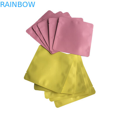 Plastic Three Side Seal Pouches Flat Bags Sheet Masking Pouch For Oil