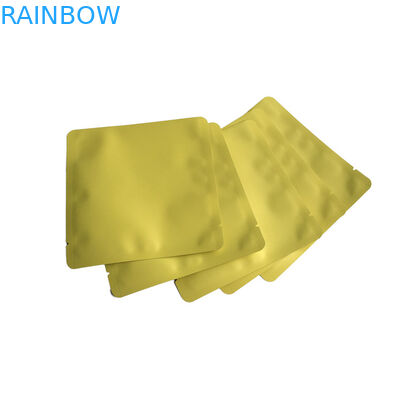 Custom Logo Food Grade Clear Front Zipper 3 Side Seal Bag For Face Mask