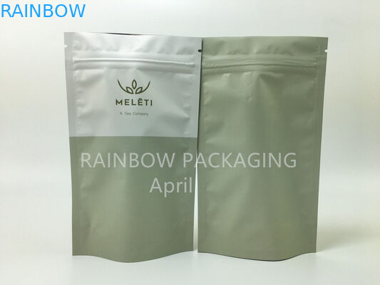 Custom Eco Friendly Kraft Paper Coffee Tea Powder Nuts Pet Food Biodegradable Zipper Mylar Paper Packaging Bag