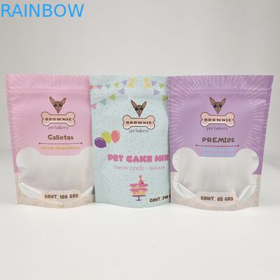 Custom Printed High Quality Waterproof Light Proof Aluminium Foil Food Packaging Zipper Standing Pouch