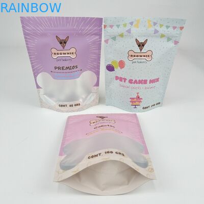 Custom Printed High Quality Waterproof Light Proof Aluminium Foil Food Packaging Zipper Standing Pouch