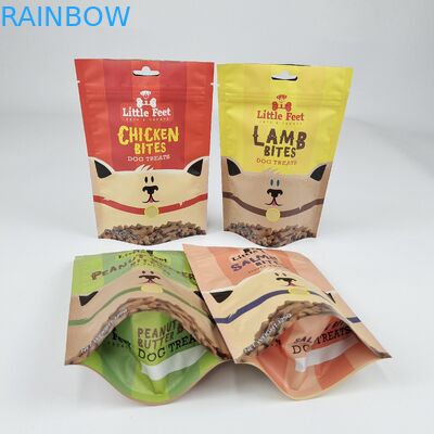 Customized Printing Heat-sealed Plastic Packaging Bag Nut Candy Chocolate Coffee Stand Up Pouch Zipper Mylar Bag