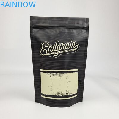 Custom Matte Metallic Finish Aluminum Foil Doypack Stand Up Zipper Pouch Plastic Snack Food Bag