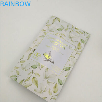Custom Plastic Bag Ziplock Aluminum Foil Tea Packaging Stand Up Pouch Smell Proof Mylar Bag For Coffee