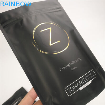 Printing Foil Pouch Packaging for Stand Up Body Scrub Bag With Zipper