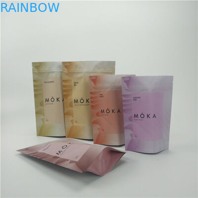 Stand Up Body Scrub Bag Foil Pouch Packaging for Food and Beauty Products