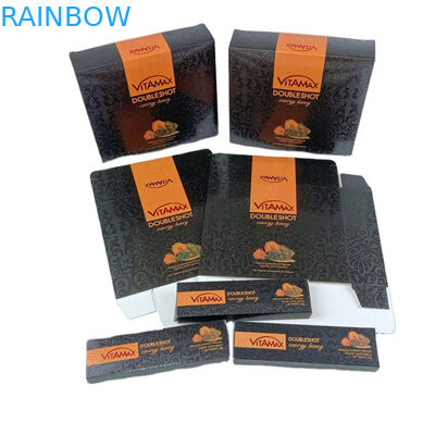 Factory Directly Sale Honey Bags and Boxes with Spot UV Custom Logo Printing Luxury Honey Box Packaging