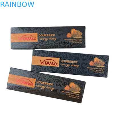 Factory Directly Sale Honey Bags and Boxes with Spot UV Custom Logo Printing Luxury Honey Box Packaging