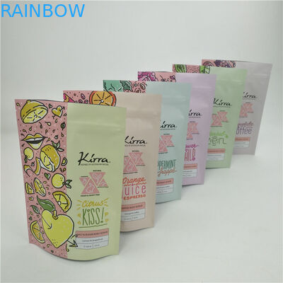 Recyclable Zip Lock Stand Up Pouch Body Scrub Cosmetics Bath Salt Plastic Packaging Bag