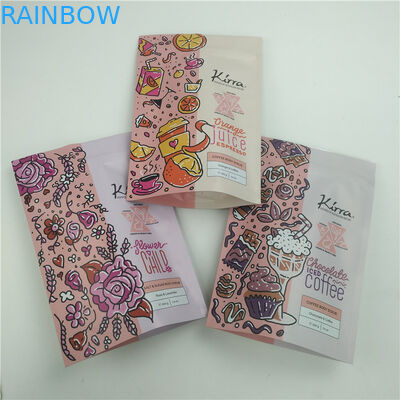 Recyclable Zip Lock Stand Up Pouch Body Scrub Cosmetics Bath Salt Plastic Packaging Bag