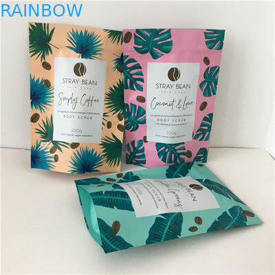 Gravature Printing Aluminum Foil Bagging for Coffee Body Scrub Packaging Bags