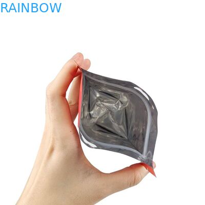 Custom Printed Flat Bottom Snack Pouhes with Matte Surface for Food Packaging Bag