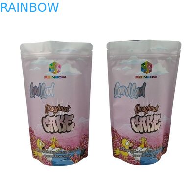 Custom Printed Flat Bottom Snack Pouhes and Tear-resistant for Chocolate Packing Bag