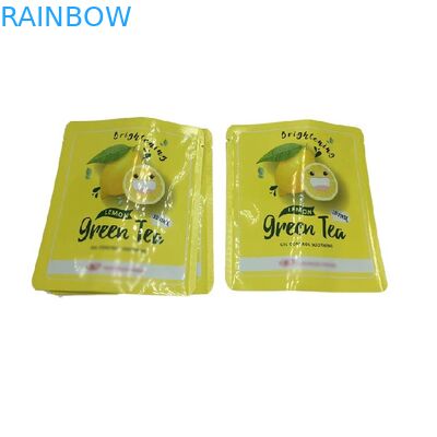 Heat Seal Small Size Three Side Seal Pouches Flat Sample Packets For Face Mask