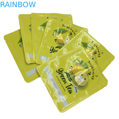 Heat Seal Small Size Three Side Seal Pouches Flat Sample Packets For Face Mask