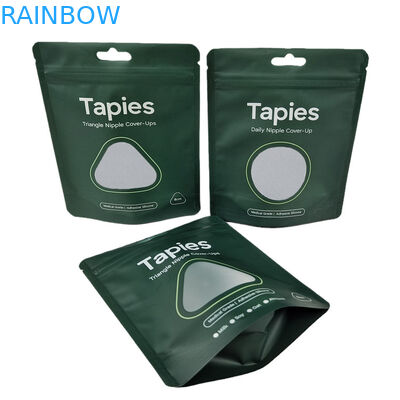 Factory Supplied Reusable Sealed Mylar Nipple Patch Packaging Pouch Custom Print Smell Proof Bags with Logo