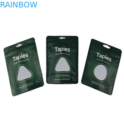 Factory Supplied Reusable Sealed Mylar Nipple Patch Packaging Pouch Custom Print Smell Proof Bags with Logo