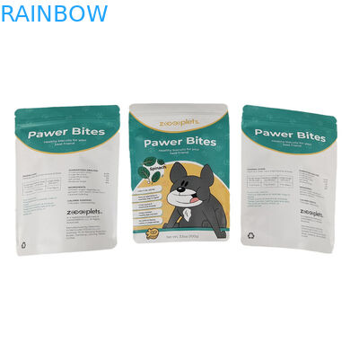 Wholesale Wholesale Custom Stand Up Resealable Mylar Bags Digital Print Kraft Paper Pouch for Pet Dog Cat Food